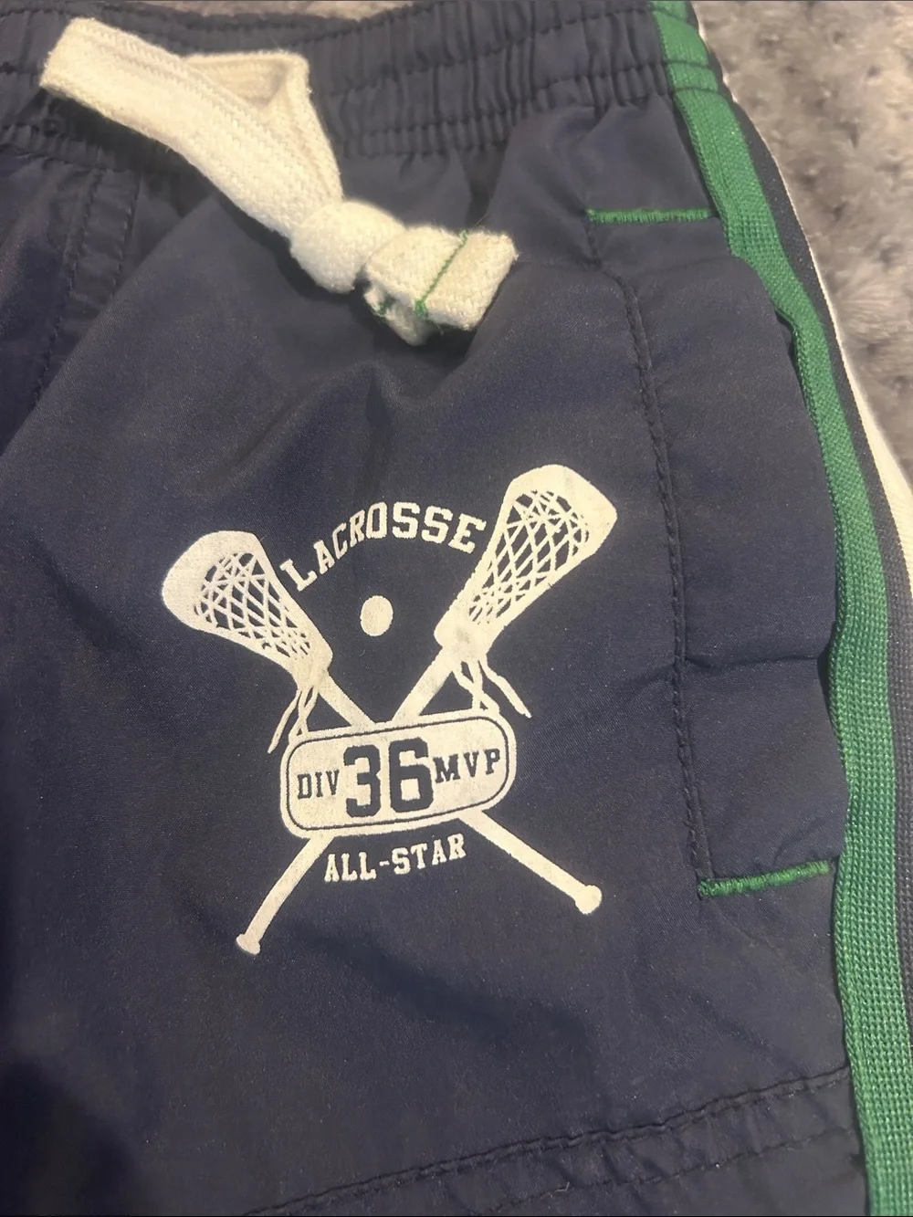 Perfect Condition Super Rare LaCrosse Boys sz3T Wind Pants